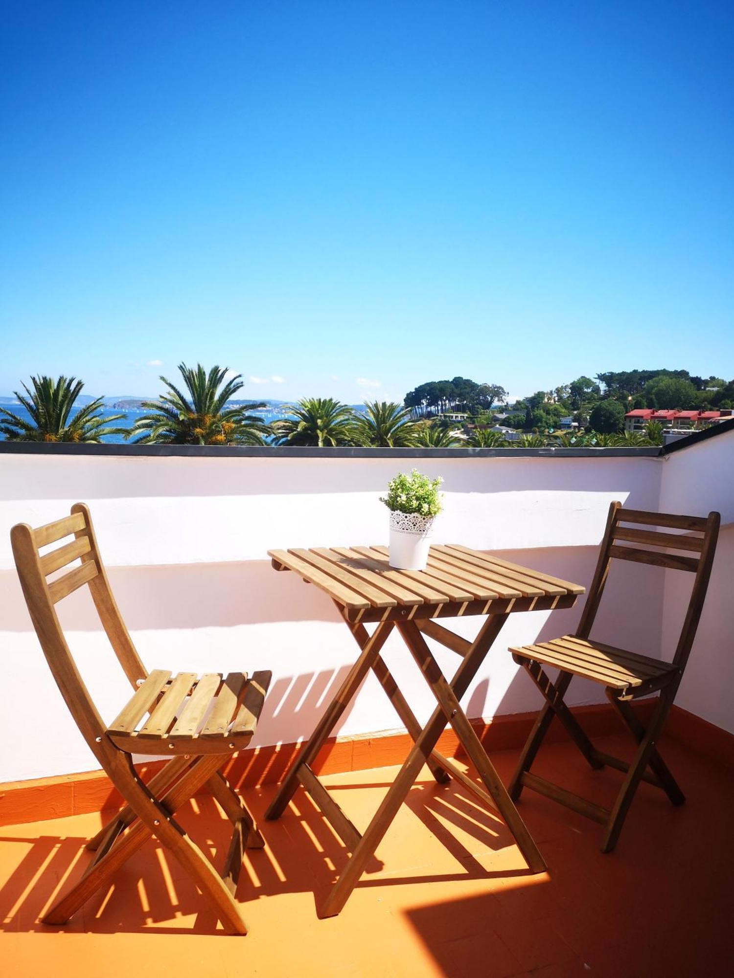 Precioso Atico Frente A La Playa De Santa Cristina Apartman A Coruña Kültér fotó
